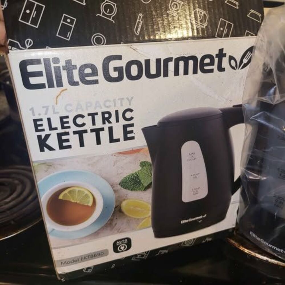 Elite Gourmet 1.7L Electric Kettle – Brand New